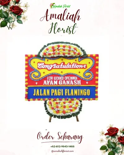 Bunga Papan Congratulation di Sukomulyo